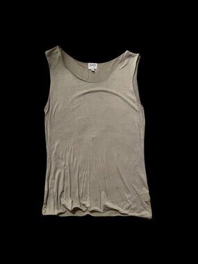 Armani Taupe Sleeveless Top Women's Size 6